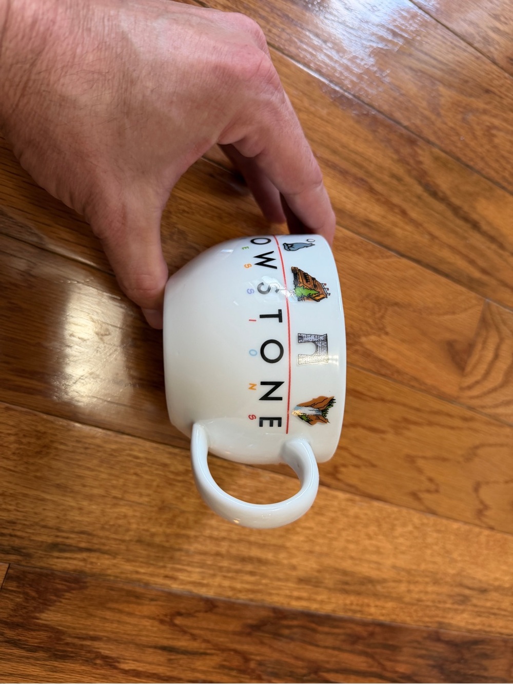 Expressions Yellowstone National Park Souvenir Soup Mug Wide Coffee Cup - Picture 2 of 11